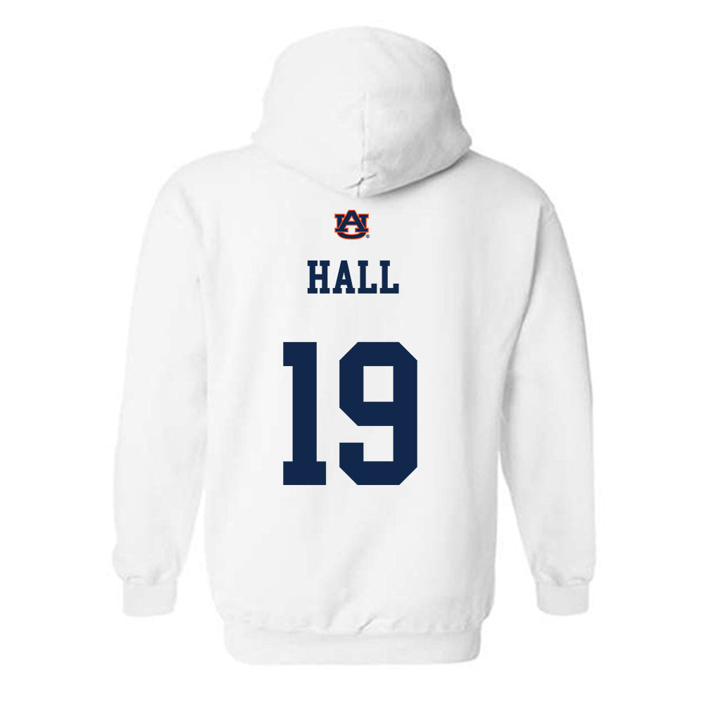 Auburn - NCAA Baseball : Christian Hall - Hooded Sweatshirt Sports Shersey