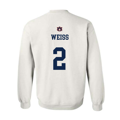 Auburn - NCAA Baseball : Cooper Weiss - Crewneck Sweatshirt Sports Shersey