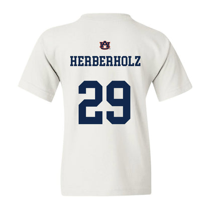 Auburn - NCAA Baseball : Christian Herberholz - Youth T-Shirt Sports Shersey