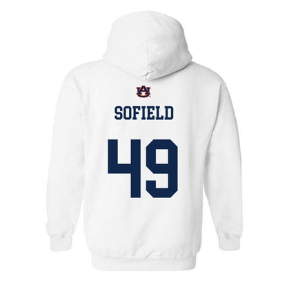 Auburn - NCAA Baseball : Drew Sofield - Hooded Sweatshirt Sports Shersey