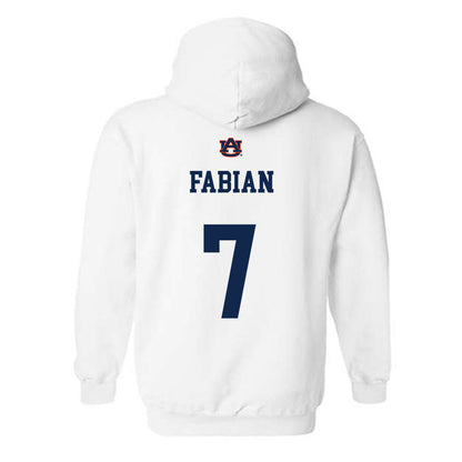 Auburn - NCAA Baseball : Deric Fabian - Hooded Sweatshirt Sports Shersey