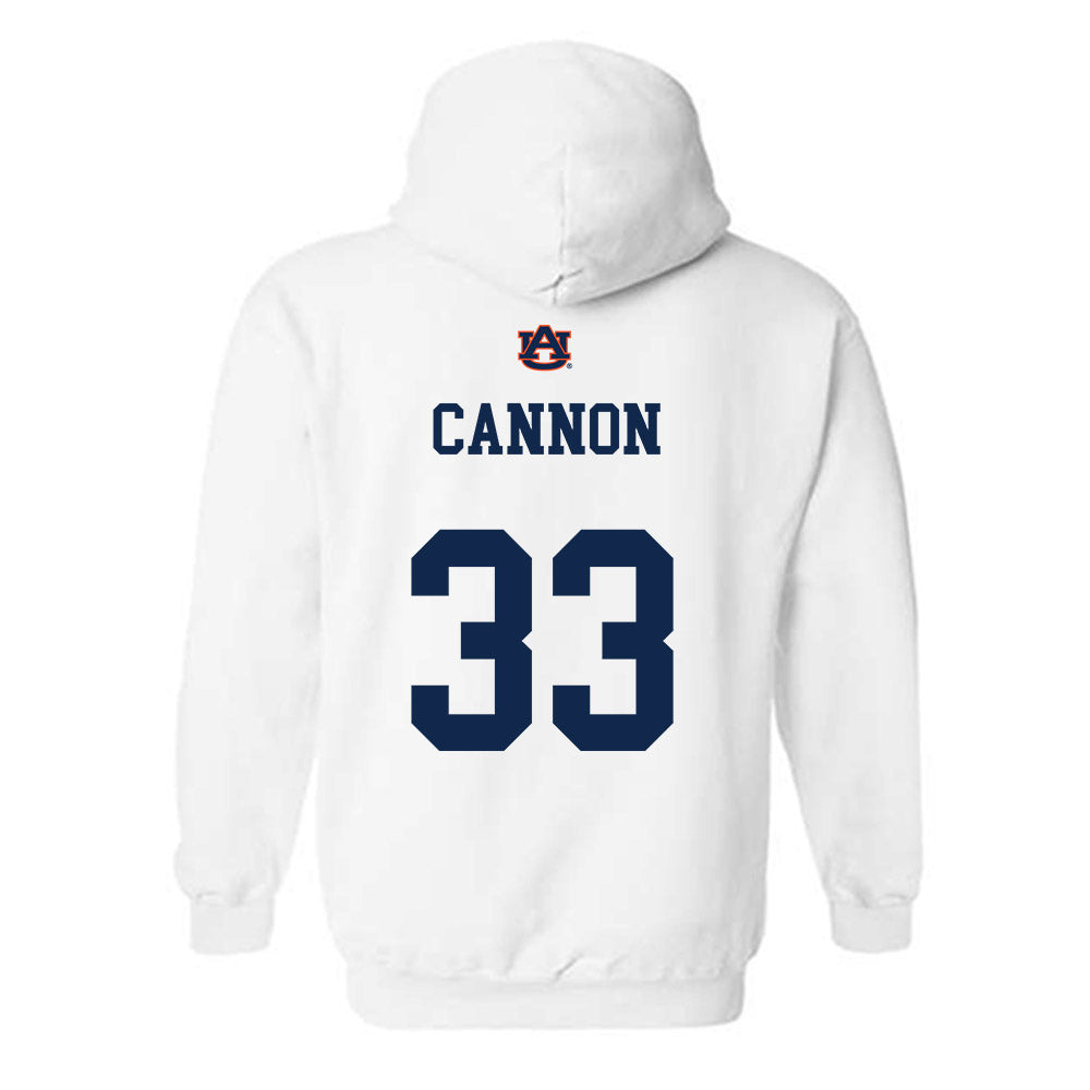 Auburn - NCAA Baseball : Will Cannon - Hooded Sweatshirt Sports Shersey