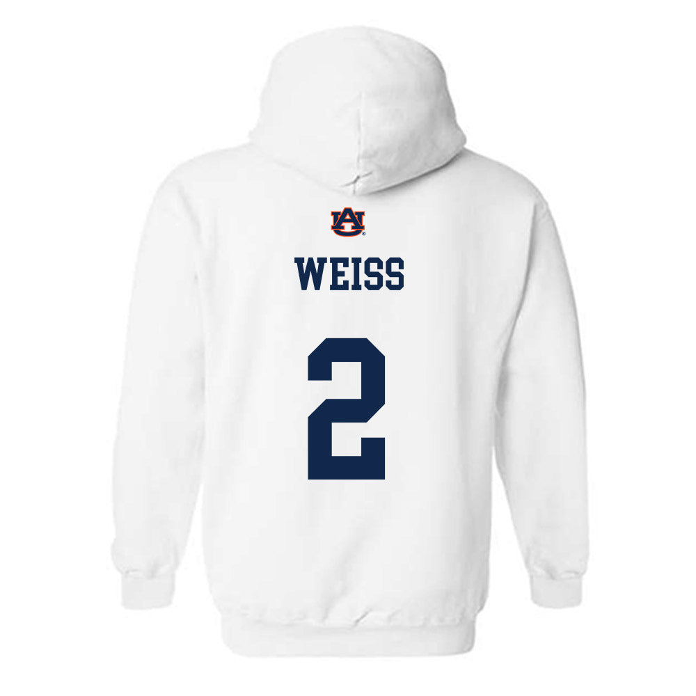 Auburn - NCAA Baseball : Cooper Weiss - Hooded Sweatshirt Sports Shersey