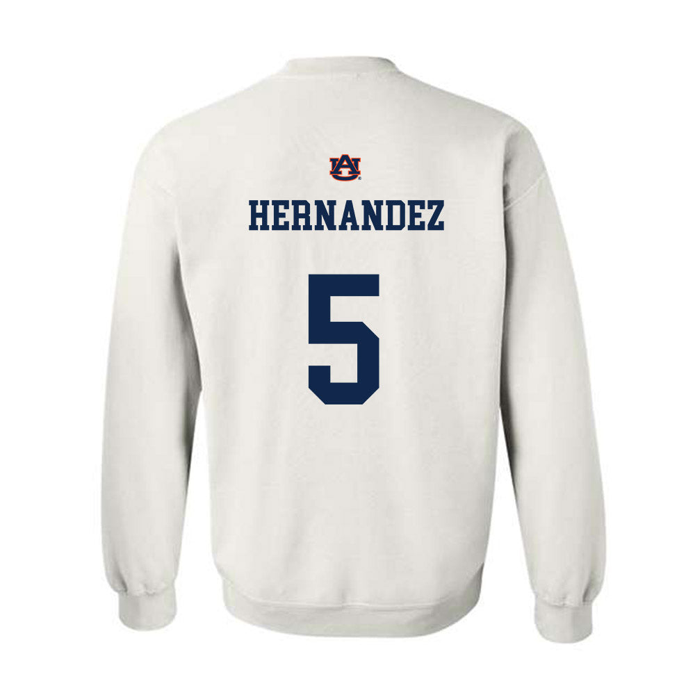 Auburn - NCAA Baseball : Javon Hernandez - Crewneck Sweatshirt Sports Shersey