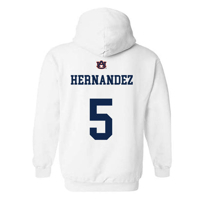 Auburn - NCAA Baseball : Javon Hernandez - Hooded Sweatshirt Sports Shersey