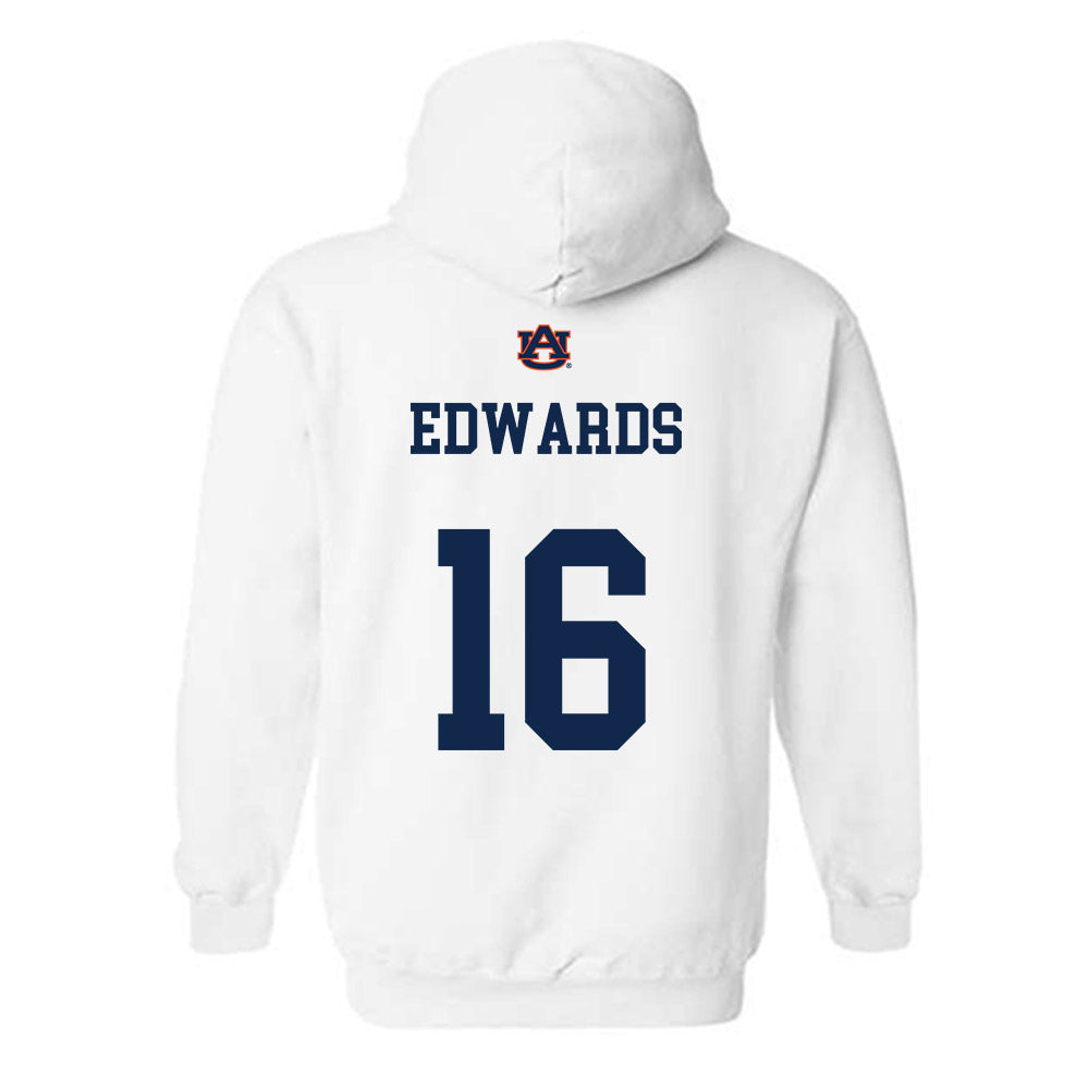 Auburn - NCAA Baseball : Cole Edwards - Hooded Sweatshirt Sports Shersey