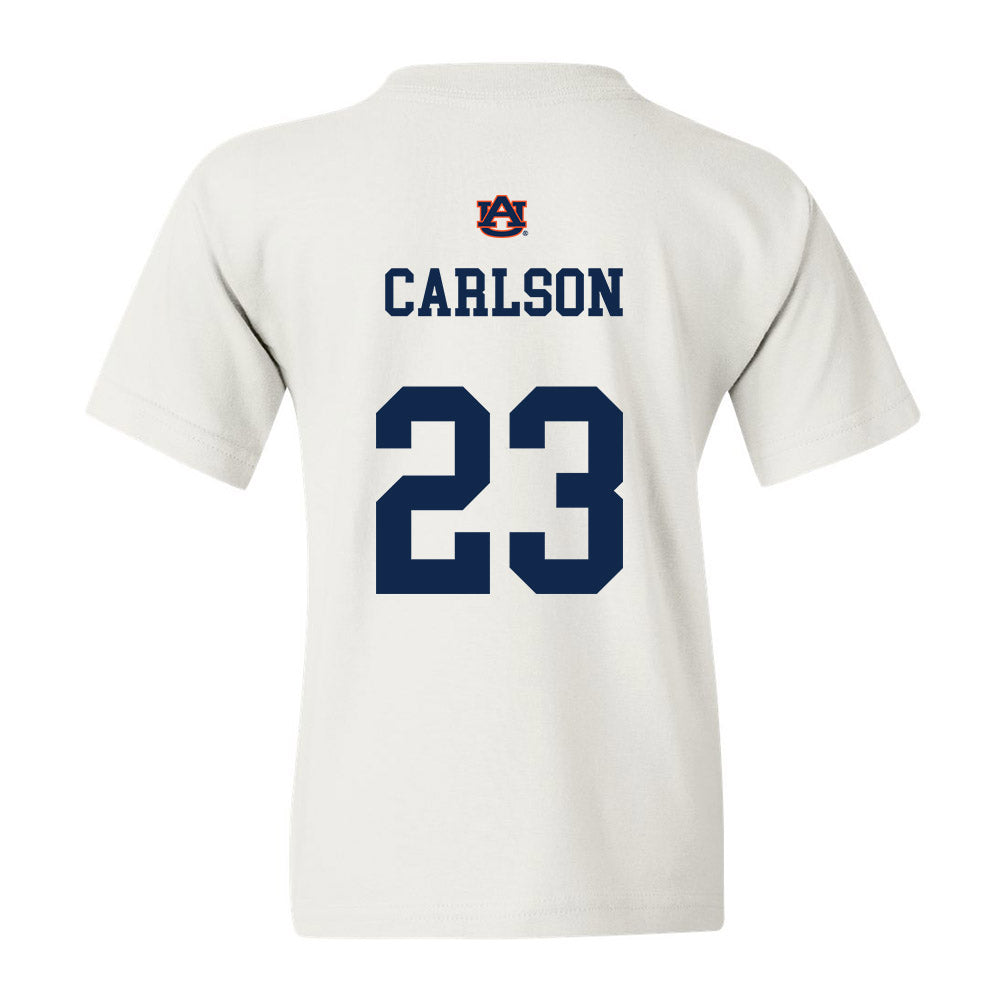 Auburn - NCAA Baseball : Parker Carlson - Youth T-Shirt Sports Shersey