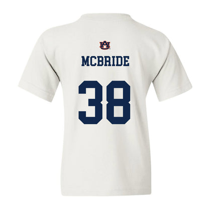 Auburn - NCAA Baseball : Conner McBride - Youth T-Shirt Sports Shersey