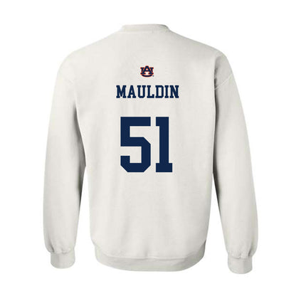 Auburn - NCAA Baseball : Ty Mauldin - Crewneck Sweatshirt Sports Shersey