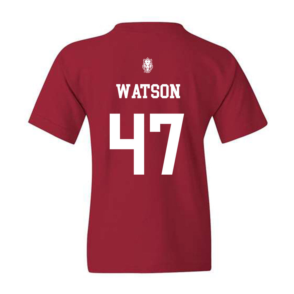 Arkansas - NCAA Football : Braylon Watson - Youth T-Shirt Classic Shersey