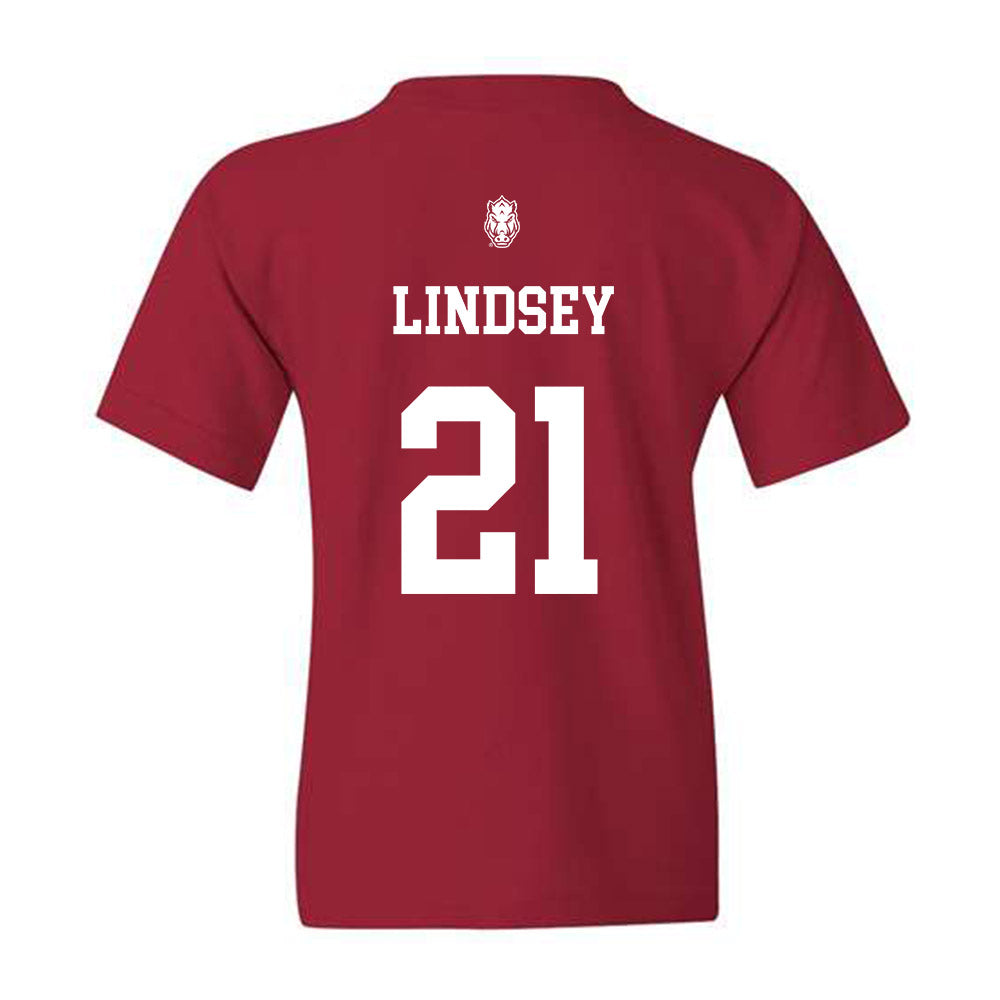 Arkansas - NCAA Women's Basketball : Loren Lindsey - Youth T-Shirt Classic Shersey