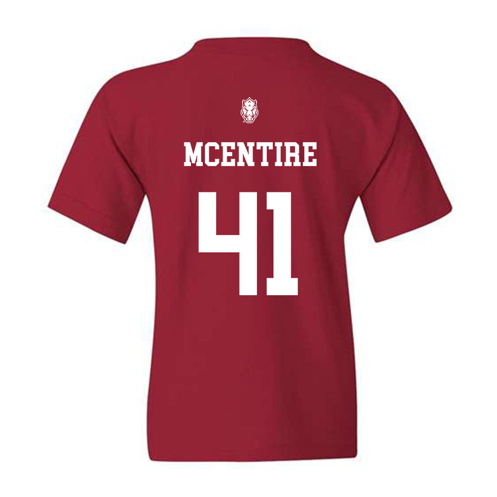 Arkansas - NCAA Baseball : Will McEntire - Youth T-Shirt Classic Shersey