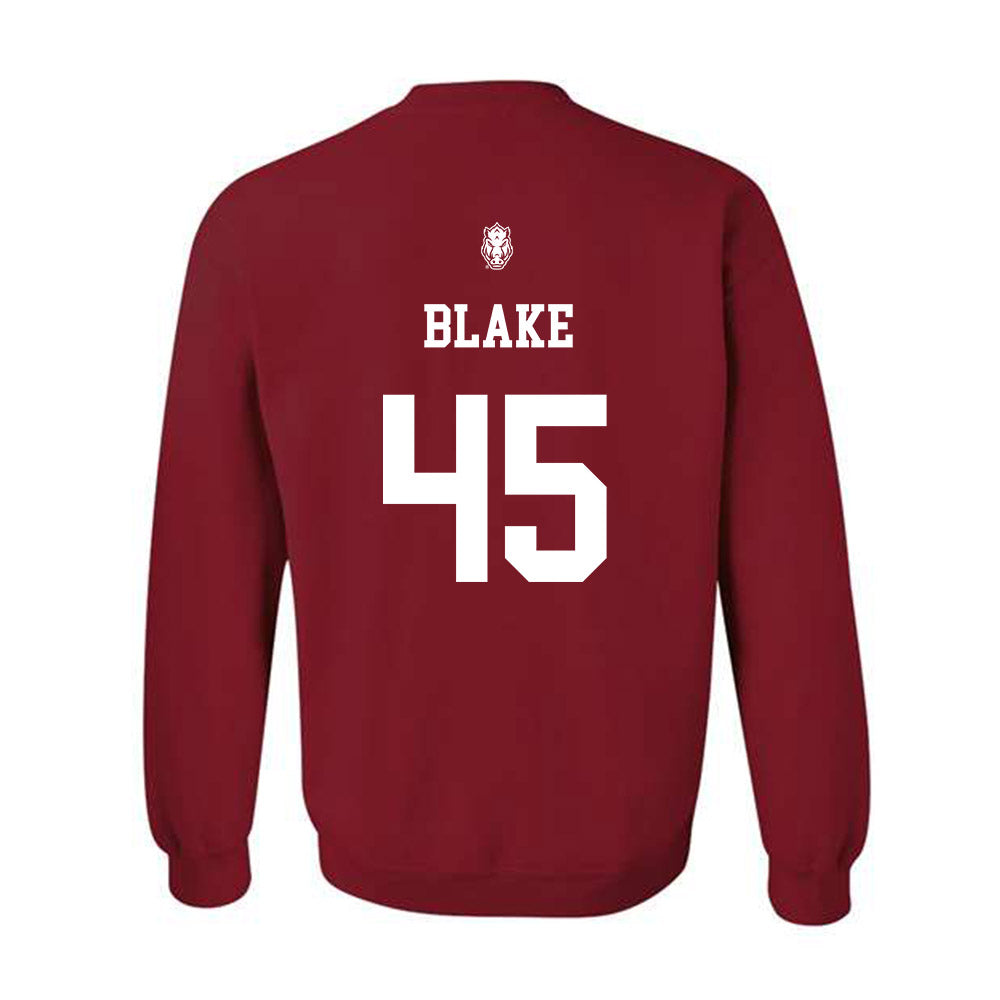 Arkansas - NCAA Men's Basketball : Lawson Blake - Crewneck Sweatshirt Classic Shersey