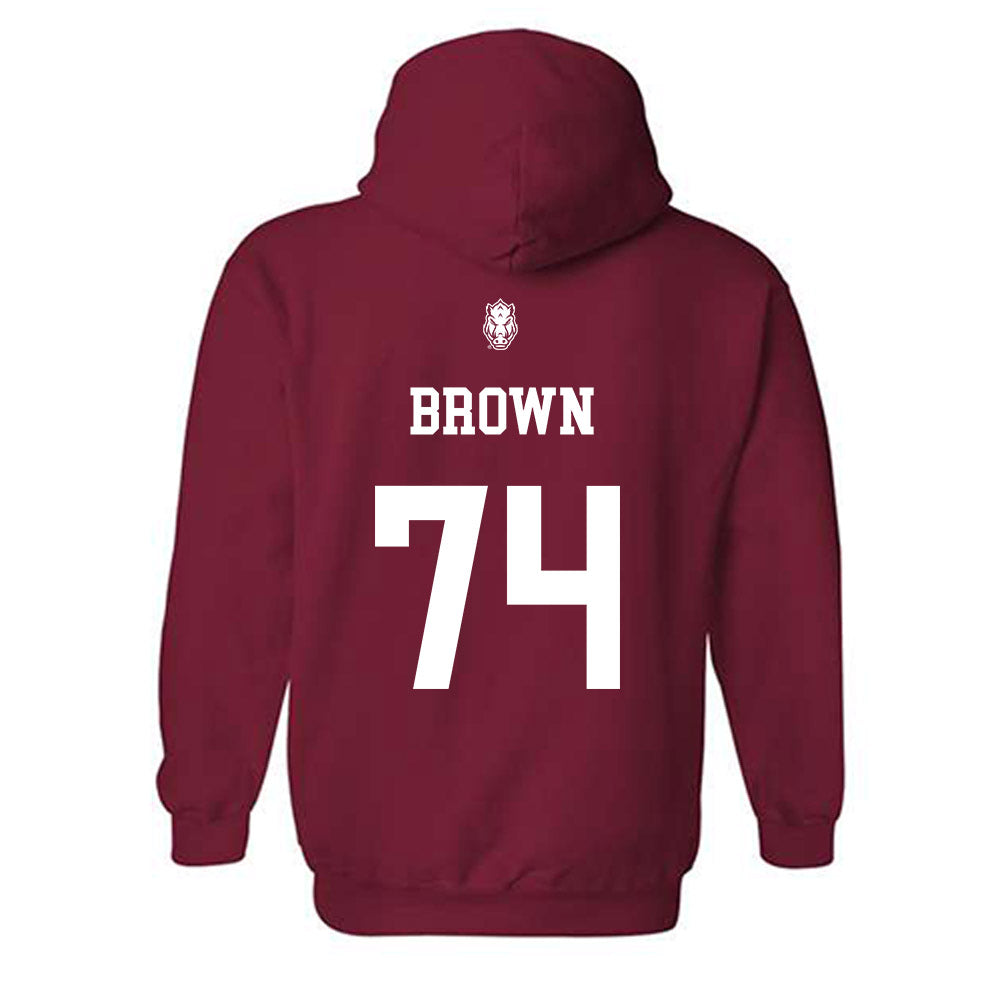 Arkansas - NCAA Football : Luke Brown - Hooded Sweatshirt