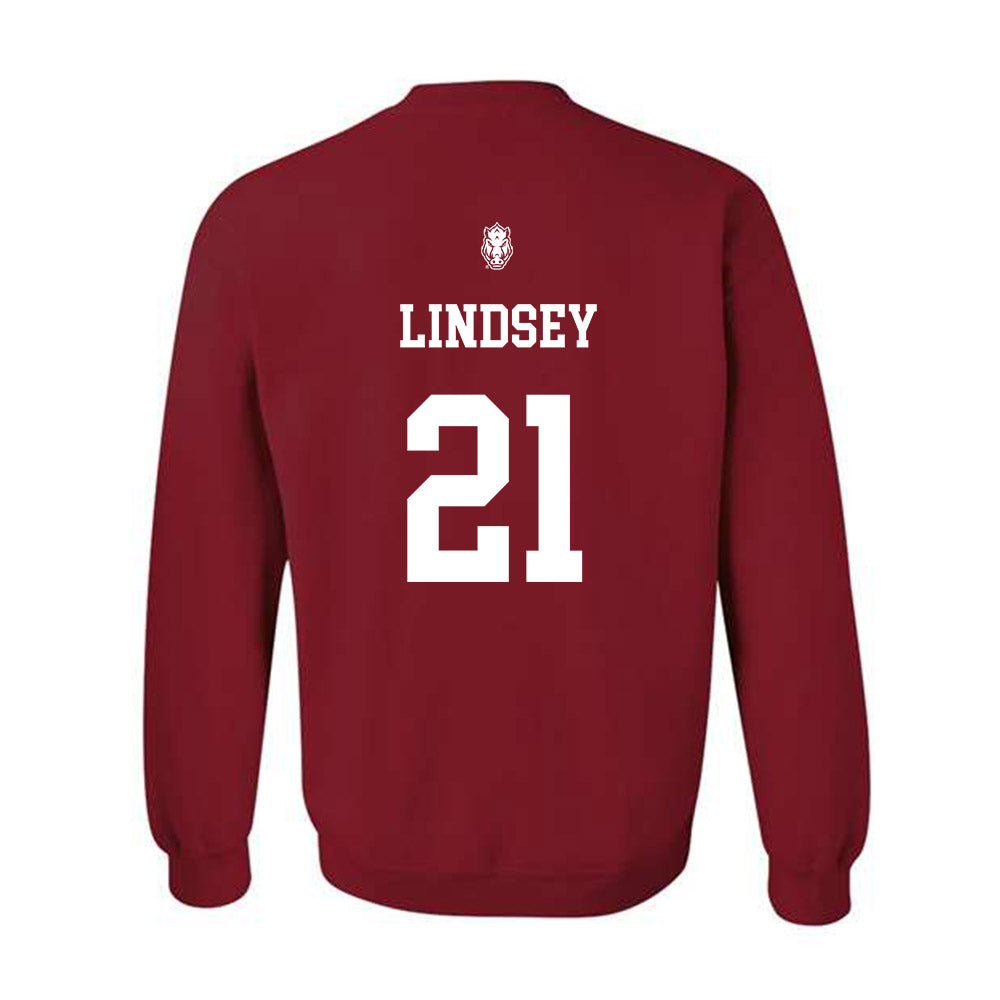 Arkansas - NCAA Women's Basketball : Loren Lindsey - Crewneck Sweatshirt Classic Shersey