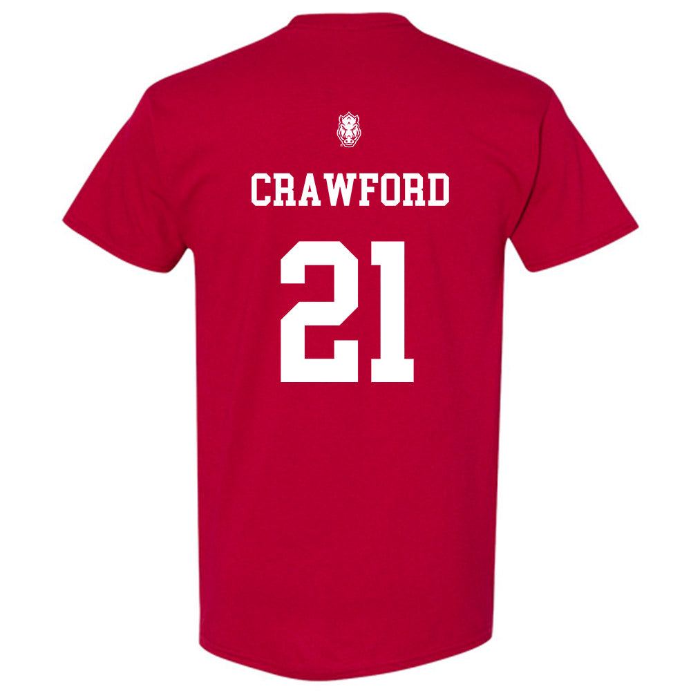 Arkansas - NCAA Football : Emmanuel Crawford - Short Sleeve T-Shirt