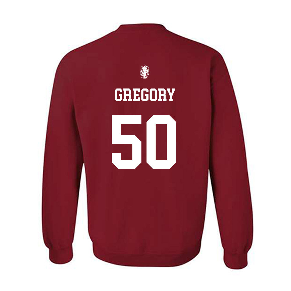 Arkansas - NCAA Football : Eric Gregory - Sweatshirt