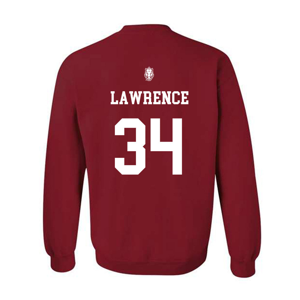 Arkansas - NCAA Women's Basketball : Jenna Lawrence - Crewneck Sweatshirt Classic Shersey