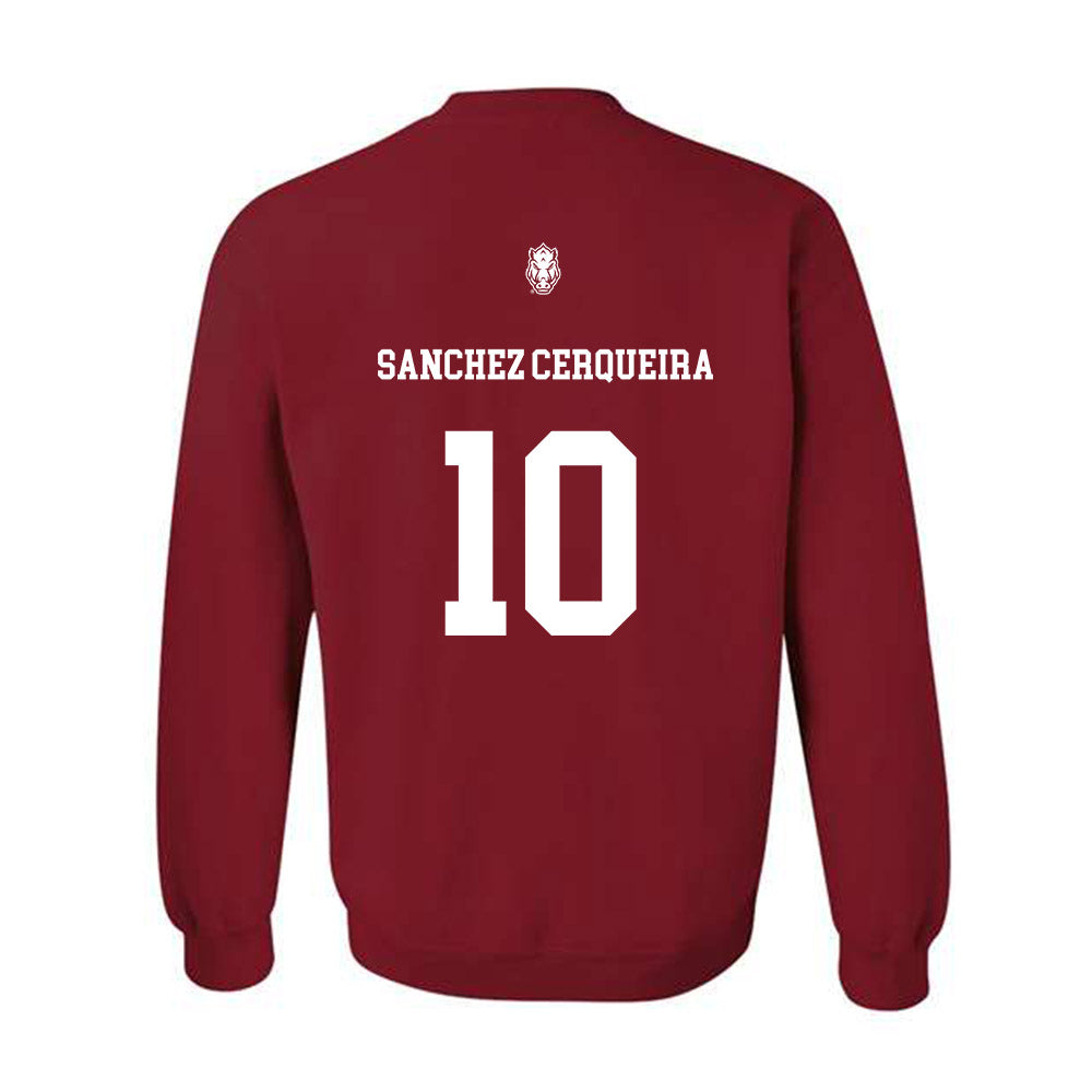 Arkansas - NCAA Women's Basketball : Cristina Sanchez Cerqueira - Crewneck Sweatshirt Classic Shersey