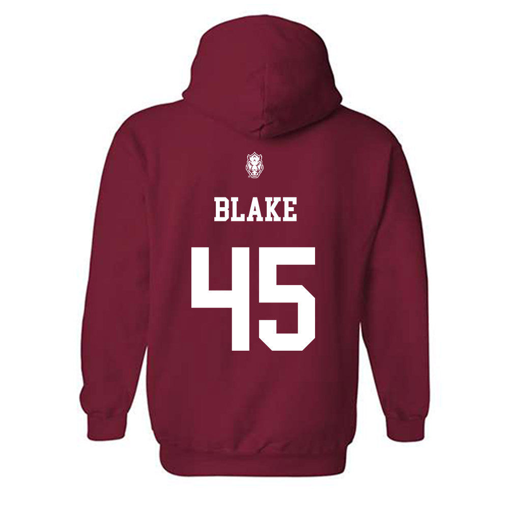 Arkansas - NCAA Men's Basketball : Lawson Blake - Hooded Sweatshirt Classic Shersey