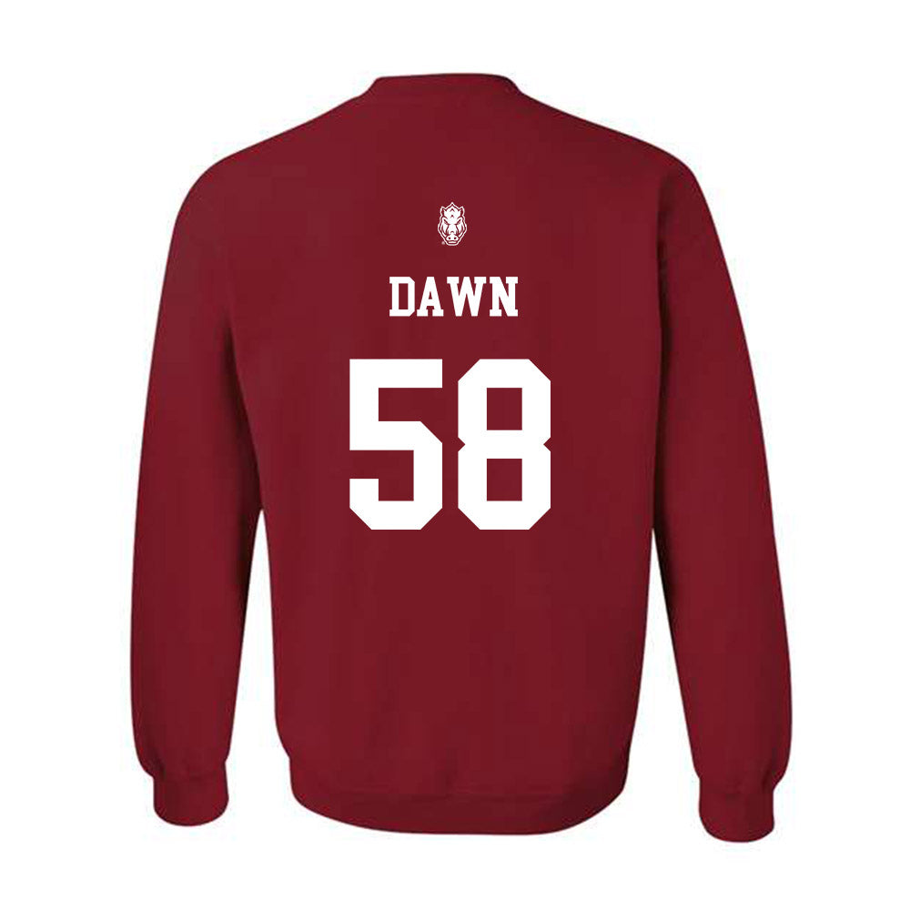 Arkansas - NCAA Football : Timothy Dawn - Crewneck Sweatshirt Classic Shersey