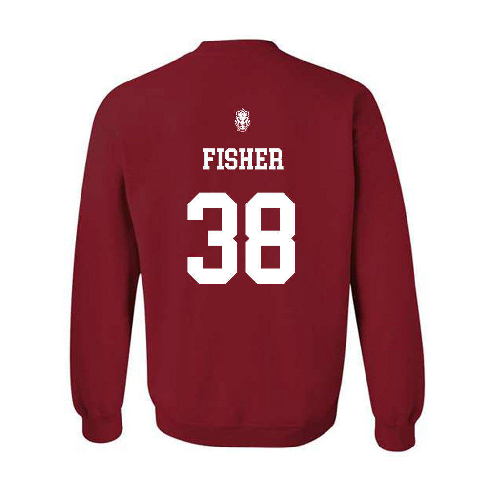 Arkansas - NCAA Baseball : Colin Fisher - Crewneck Sweatshirt Classic Shersey