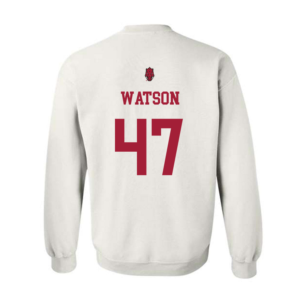 Arkansas - NCAA Football : Braylon Watson - Crewneck Sweatshirt Sports Shersey