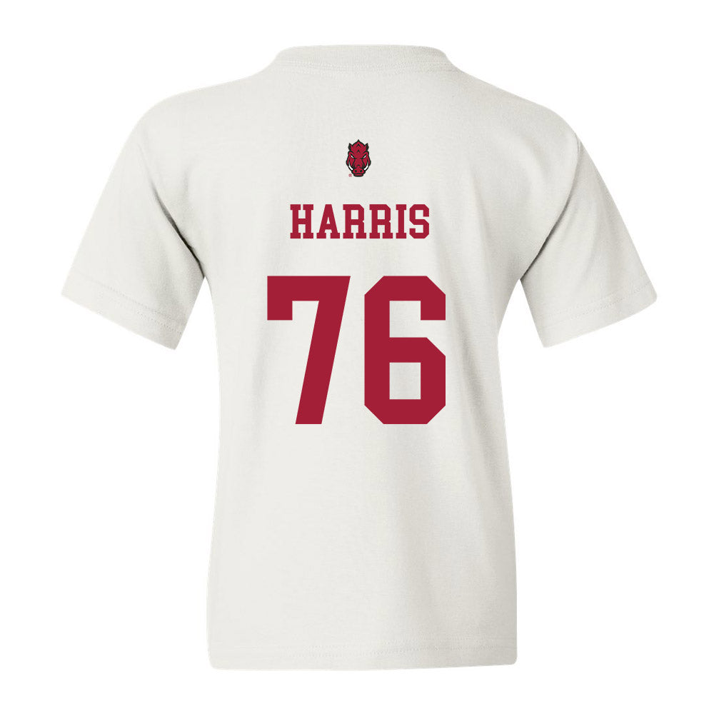 Arkansas - NCAA Football : E'Marion Harris Youth T-Shirt