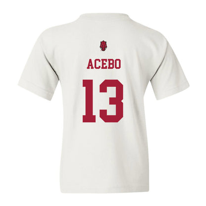 Arkansas - NCAA Football : Rykar Acebo - Youth T-Shirt Sports Shersey