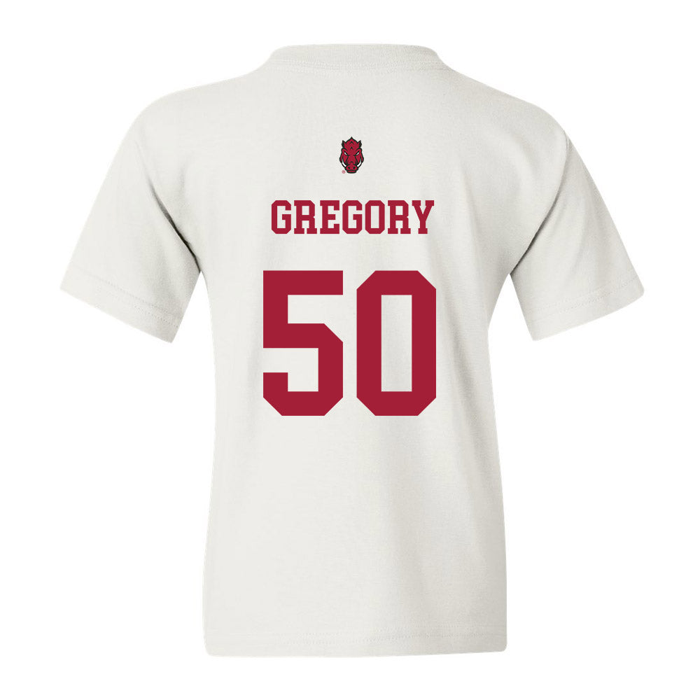 Arkansas - NCAA Football : Eric Gregory Youth T-Shirt