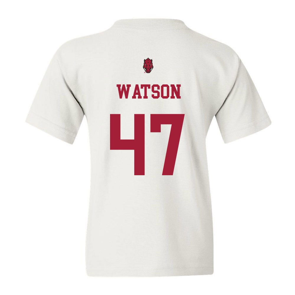 Arkansas - NCAA Football : Braylon Watson - Youth T-Shirt Sports Shersey