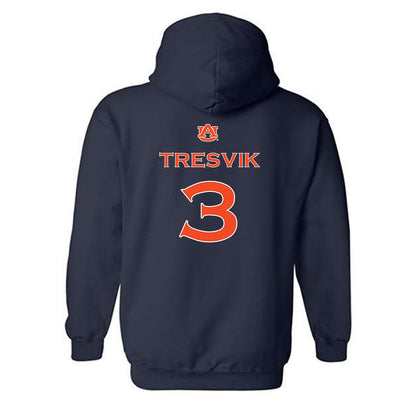 Auburn - NCAA Softball : Icess Tresvik - Hooded Sweatshirt Classic Shersey