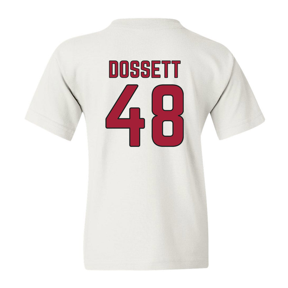 Arkansas - NCAA Baseball : Cooper Dossett - Youth T-Shirt Sports Shersey