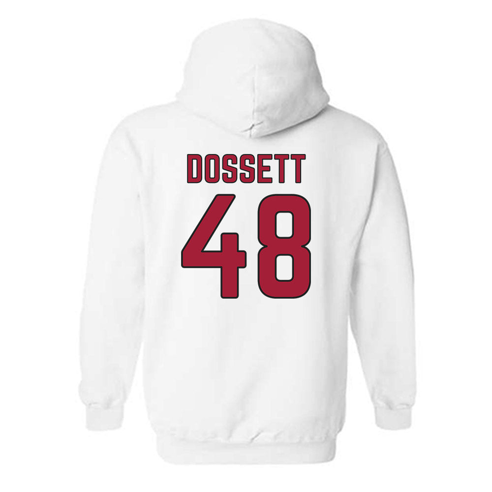 Arkansas - NCAA Baseball : Cooper Dossett - Hooded Sweatshirt Sports Shersey