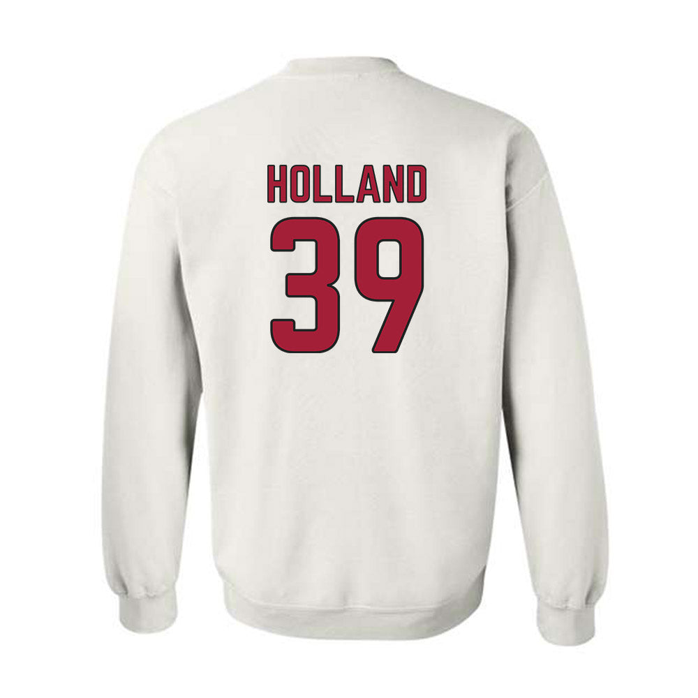 Arkansas - NCAA Baseball : Tucker Holland - Crewneck Sweatshirt Sports Shersey