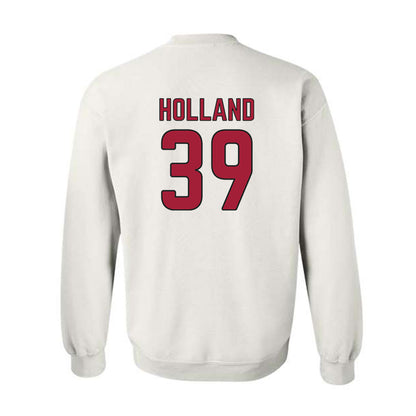Arkansas - NCAA Baseball : Tucker Holland - Crewneck Sweatshirt Sports Shersey