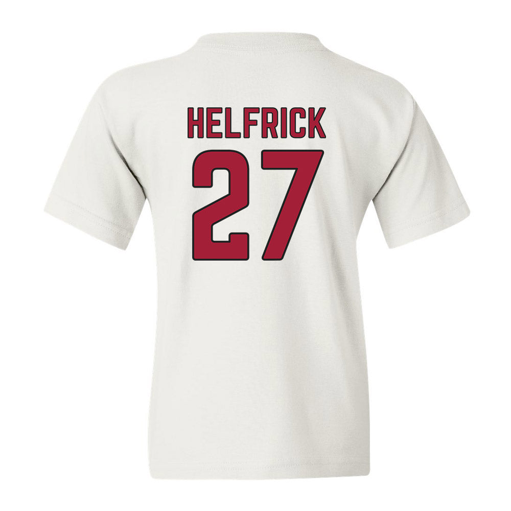Arkansas - NCAA Baseball : Ryder Helfrick - Youth T-Shirt Sports Shersey