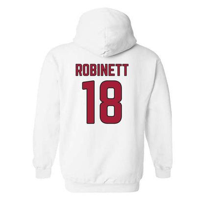 Arkansas - NCAA Baseball : Reese Robinett - Hooded Sweatshirt Sports Shersey