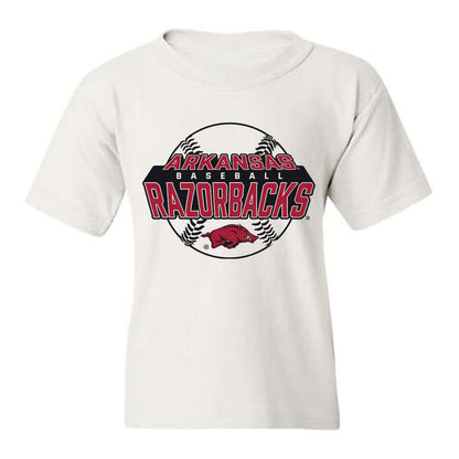 Arkansas - NCAA Baseball : Jordan Huskey - Youth T-Shirt Sports Shersey