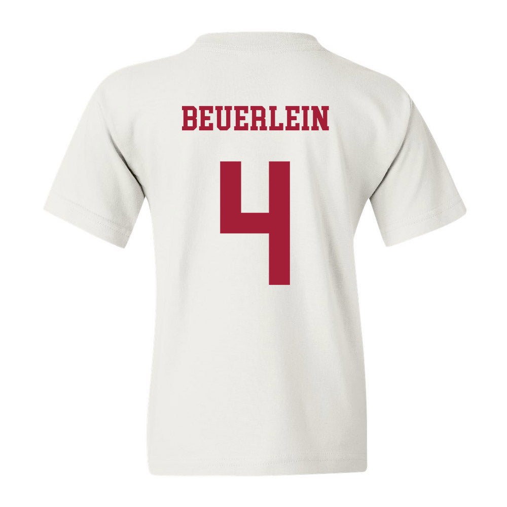 Arkansas - NCAA Softball : Reis Beuerlein - Youth T-Shirt Sports Shersey