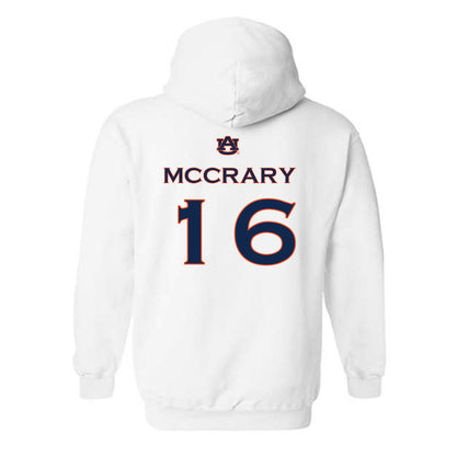 Auburn - NCAA Softball : KK McCrary - Hooded Sweatshirt Replica Shersey