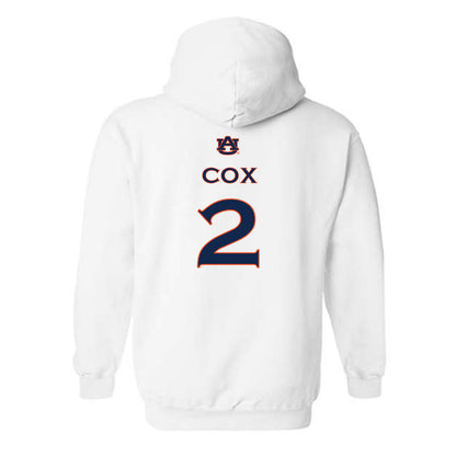 Auburn - NCAA Softball : Sydney Cox - Hooded Sweatshirt Replica Shersey