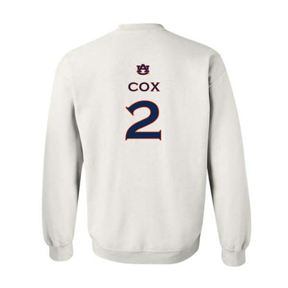 Auburn - NCAA Softball : Sydney Cox - Crewneck Sweatshirt Replica Shersey