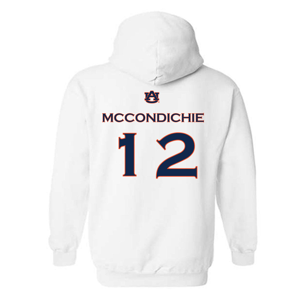 Auburn - NCAA Softball : Carlee McCondichie - Hooded Sweatshirt Replica Shersey