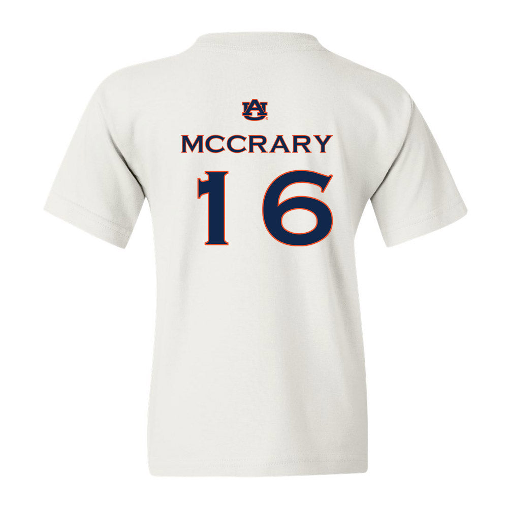 Auburn - NCAA Softball : KK McCrary - Youth T-Shirt Replica Shersey