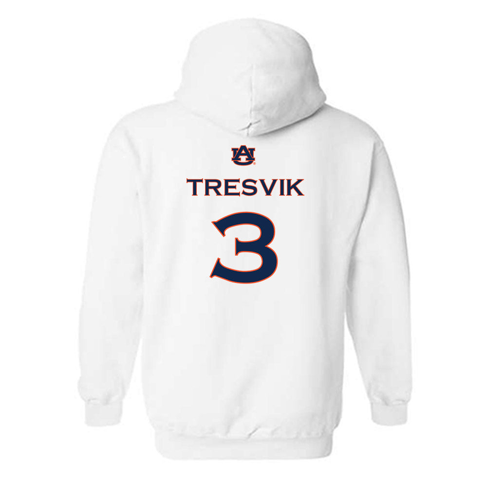 Auburn - NCAA Softball : Icess Tresvik - Hooded Sweatshirt Replica Shersey