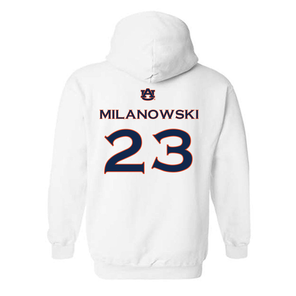 Auburn - NCAA Softball : Alexis Milanowski - Hooded Sweatshirt Replica Shersey