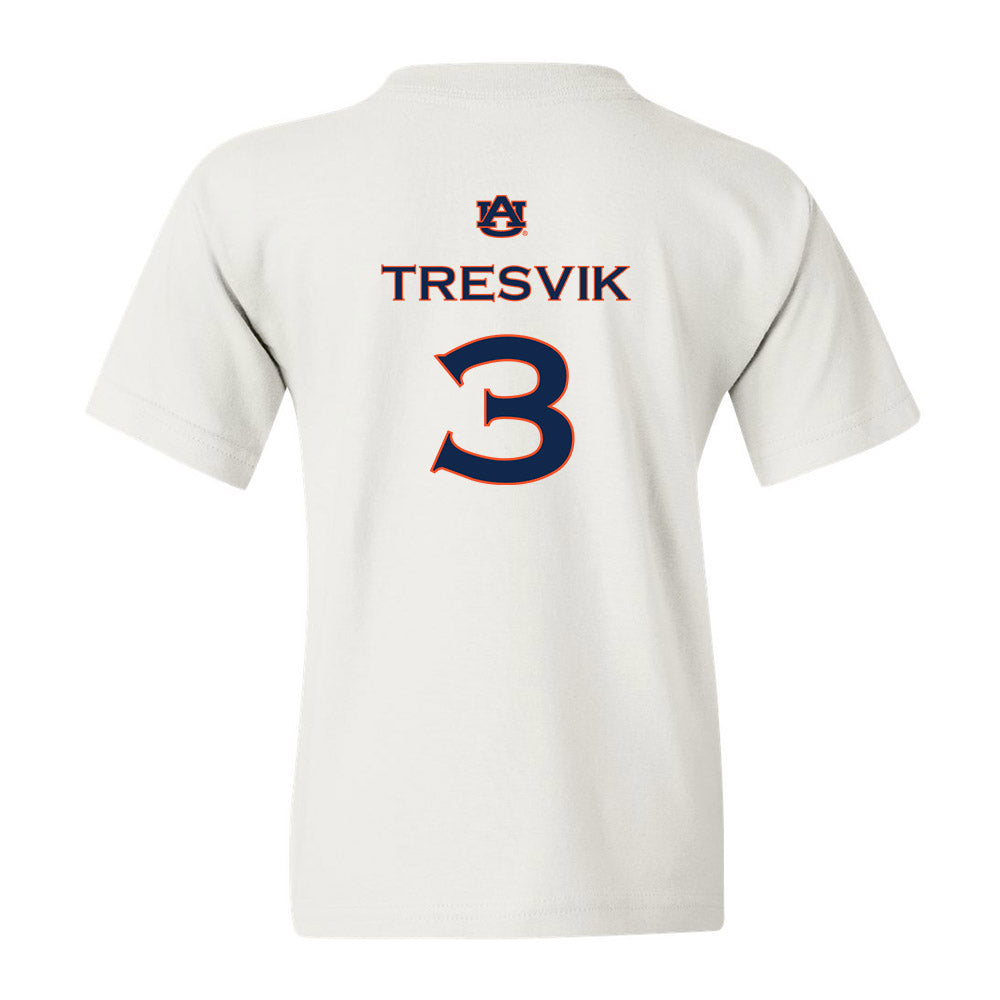 Auburn - NCAA Softball : Icess Tresvik - Youth T-Shirt Replica Shersey