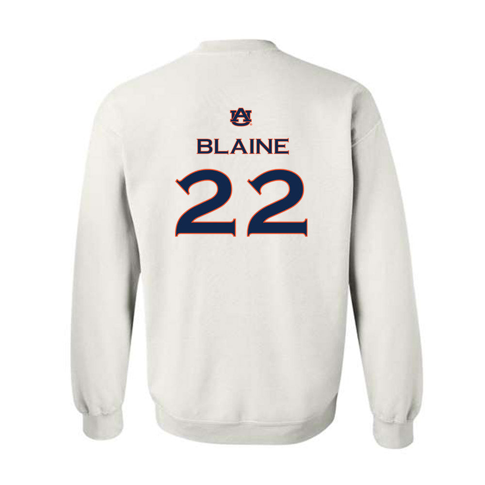 Auburn - NCAA Softball : Jessie Blaine - Crewneck Sweatshirt Replica Shersey