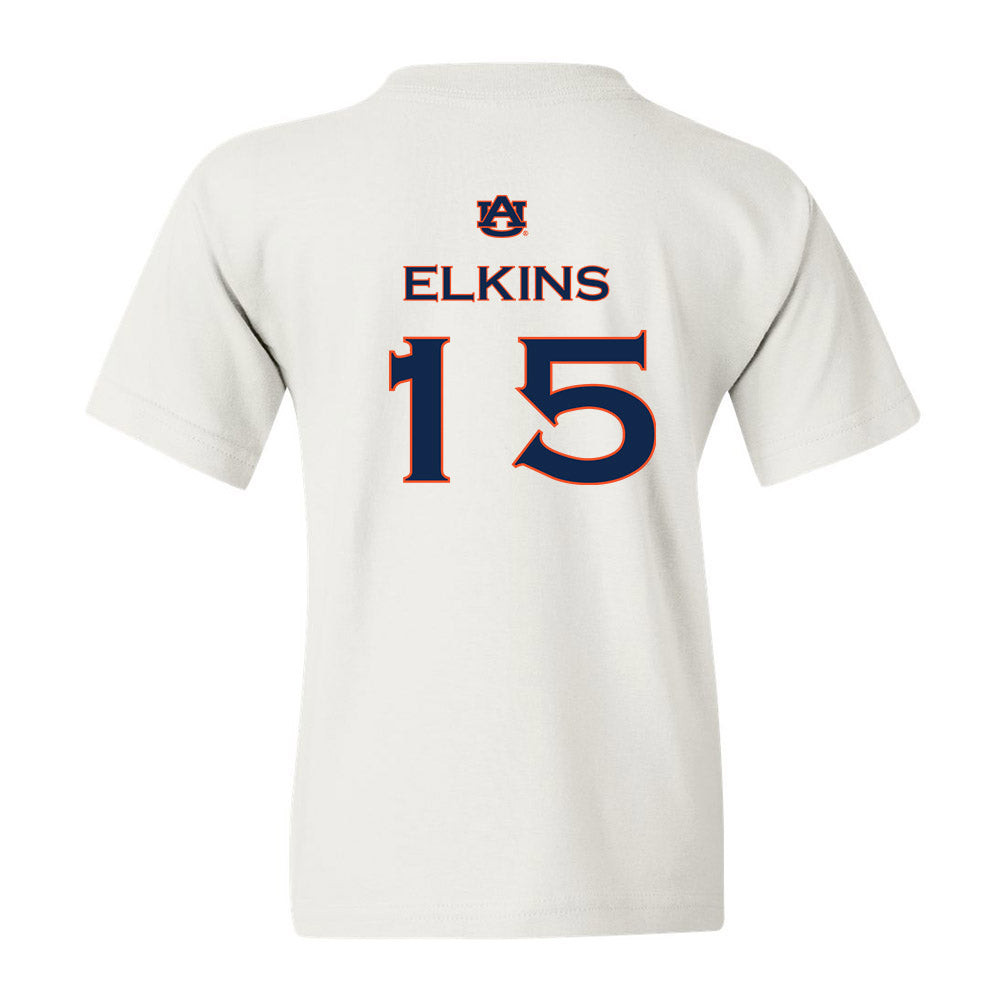 Auburn - NCAA Softball : Skylar Elkins - Youth T-Shirt Replica Shersey